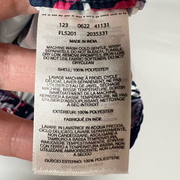 Columbia PFG Tamiami Navy Pink Floral Quick Dry Active Shorts Womens XXL - Picture 7 of 10